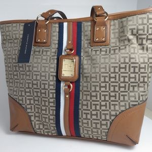Brand New!! Tommy Hilfiger Large Brown Bag